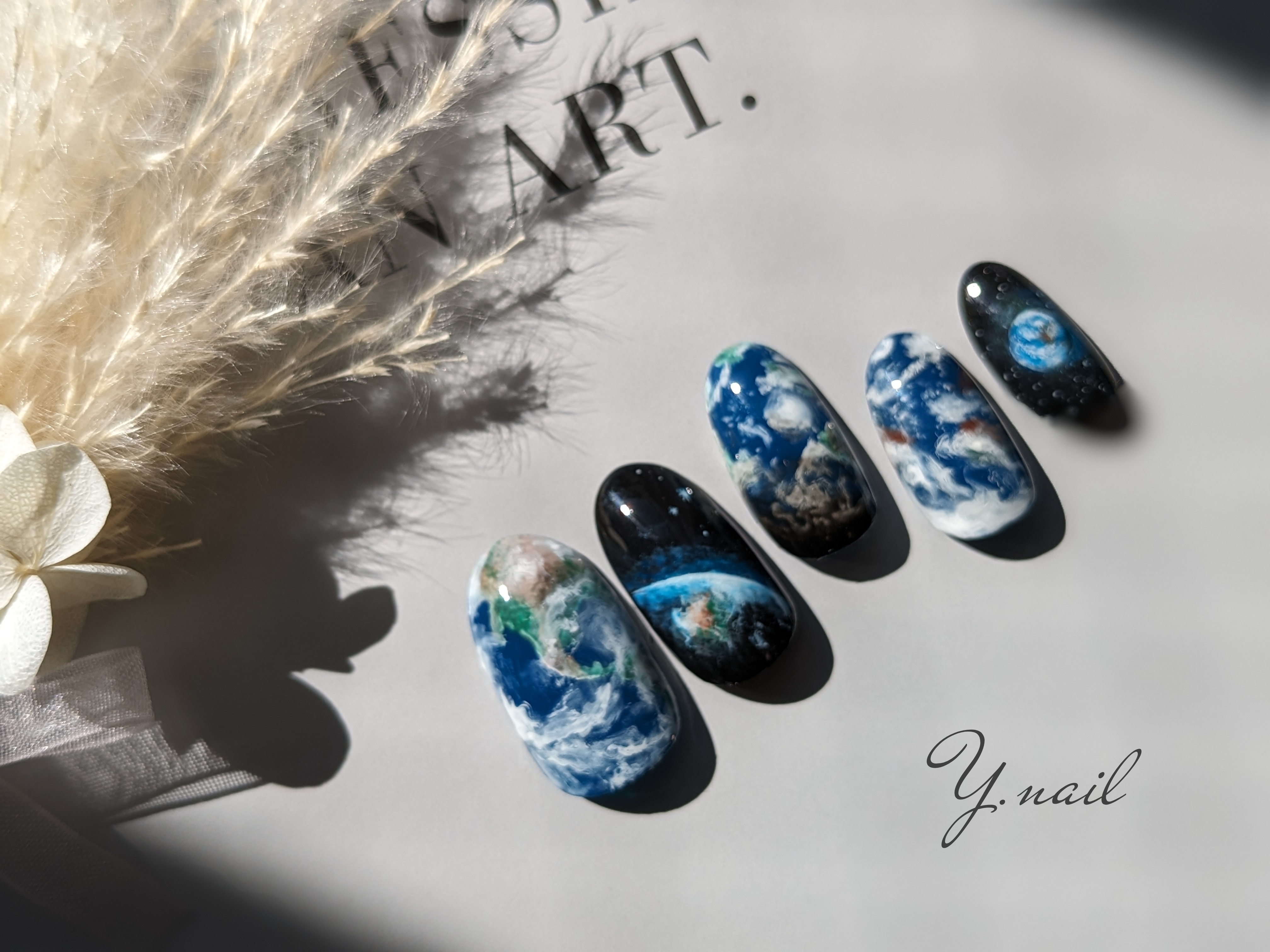 Blue Planet Nail ハンドメイドネイルチップ Y.nail作品